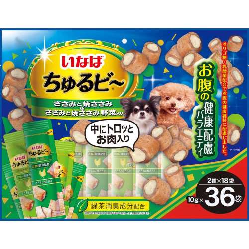 いなば食品　ちゅるビ～　お腹の健康配慮バラエティ　３６袋