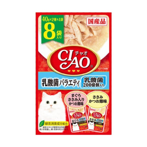 ＣＩＡＯパウチ　８Ｐ　乳酸菌バラエティ