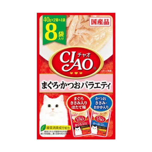 ＣＩＡＯパウチ　８Ｐ　まぐろ・かつおバラエティ