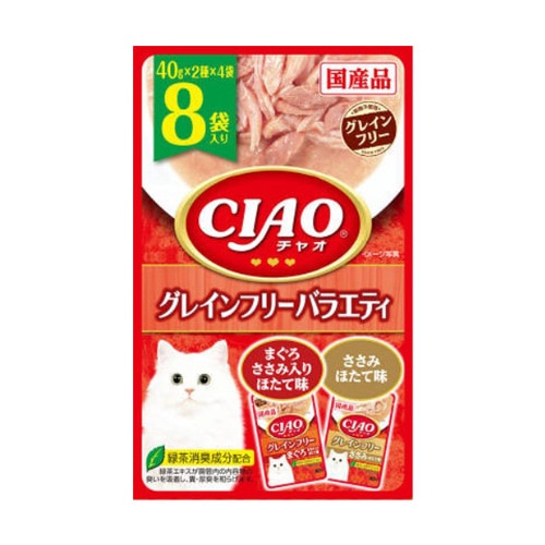 ＣＩＡＯパウチ　８Ｐ　グレインフリーバラエティ