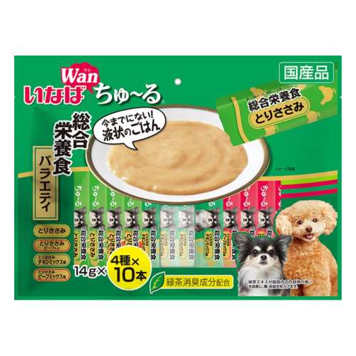いなば食品　ＷＡＮちゅ～る　総合栄養食バラエティ　４０本
