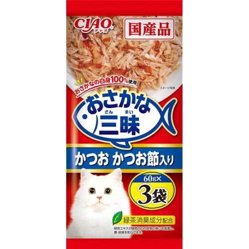 いなば食品　おさかな三昧 かつおかつお節入り３Ｐ