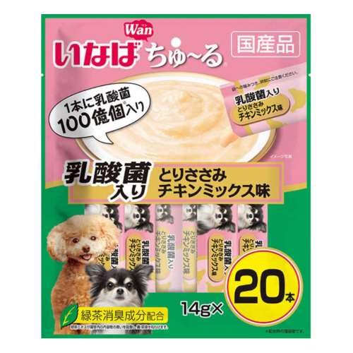 いなば食品　いなば　ちゅ～る　乳酸菌入りとりささみ　チキンミックス味　１４ｇ×２０本