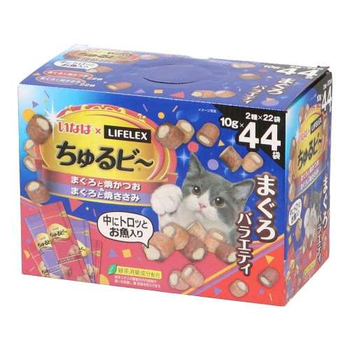 LIFELEX　猫ちゅるビ～　４４袋　まぐろバラエティ　ＫＮ‐２２　（コーナン限定増量パック）
