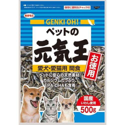 秋元水産　ペットの元気王　５００ｇ
