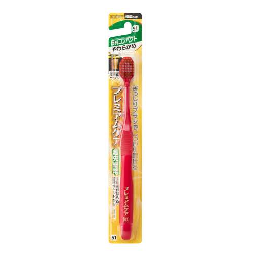 エビス　プレミアムケアハブラシ　６列コンパクト　やわらかめ　※色の指定不可