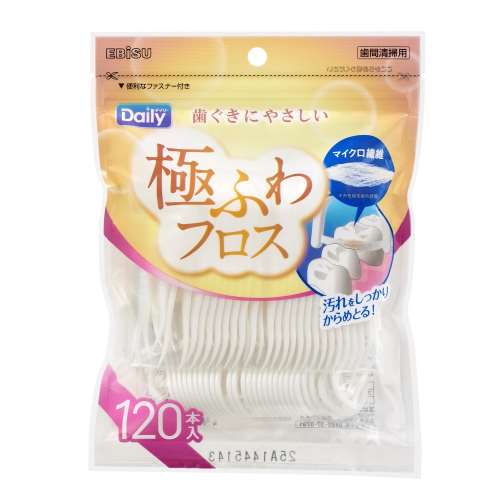 エビス　デイリー極ふわフロス　１２０本入