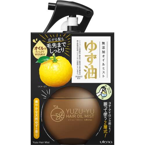 ゆず油　無添加ヘアオイルミスト　１８０ｍｌ