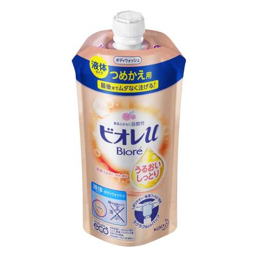 花王　ビオレｕ　うるおいしっとり ［つめかえ用］　×24個セット
