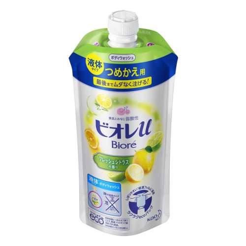 花王　ビオレｕ　フレッシュシトラスの香り ［つめかえ用］　×24個セット