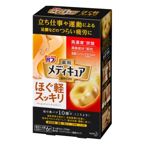 花王　バブ　メディキュア　ほぐ軽スッキリ　すっきりハーブの香り　［６錠入］