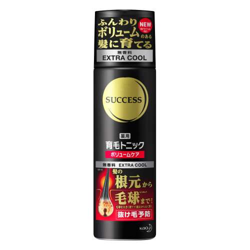 花王　サクセス　薬用育毛トニック　ボリュームケア　無香料エクストラクール　［１８０ｇ］