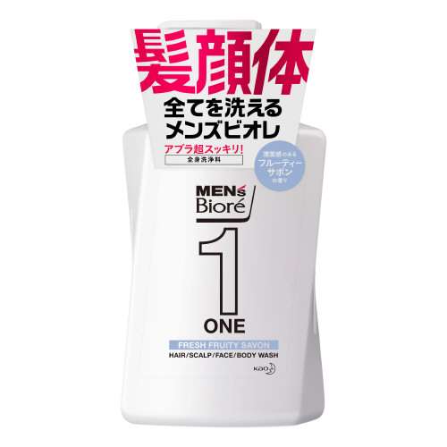 花王　メンズビオレ　ＯＮＥ　オールインワン　全身洗浄料　フルーティーサボンの香り　［本体］