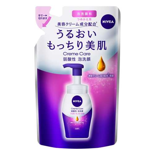 ニベアクリームケア弱酸性泡洗顔　つめかえ用　１３０ｍｌ