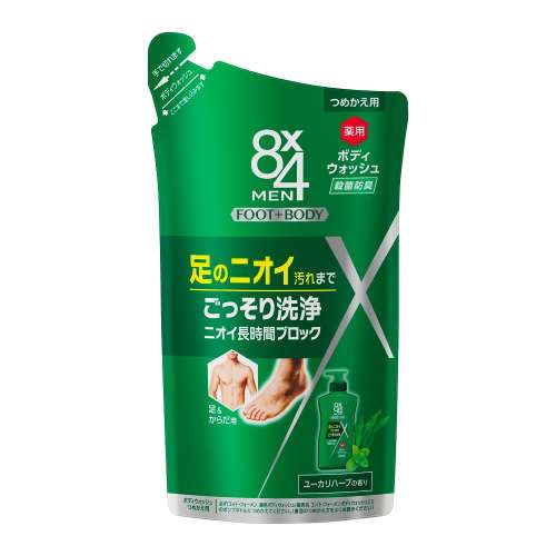 花王　８ｘ４メン　薬用ボディウォッシュ　つめかえ用　３００ｍｌ