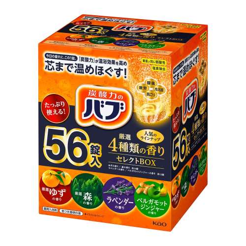 花王　バブ　４種類の香りセレクトＢＯＸ　５６錠