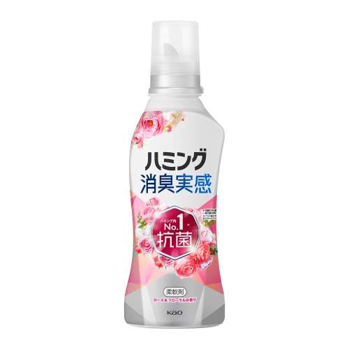 花王　ハミング消臭実感　ローズ＆フローラルの香り　本体　５１０ｍｌ