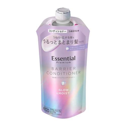 花王　エッセンシャル　プレミアム　うるおいバリアコンディショナー　グロウ＆モイスト　つめかえ用　３４０ｍｌ