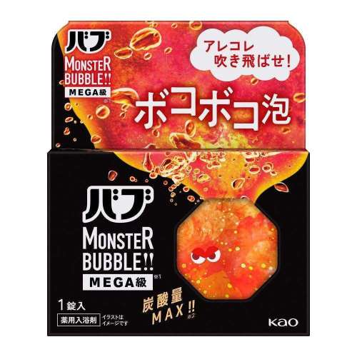 花王　バブ　モンスターバブルＭＥＧＡ　ボコボコ泡　１錠入