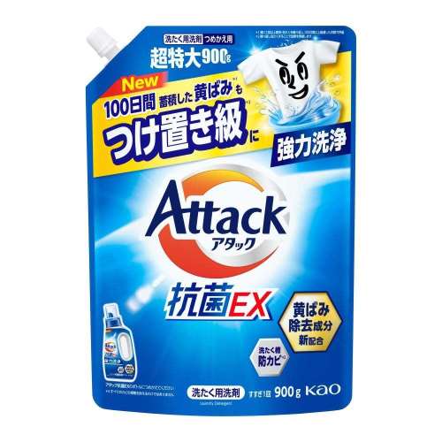花王　アタック抗菌ＥＸ　詰替　９００ｇ