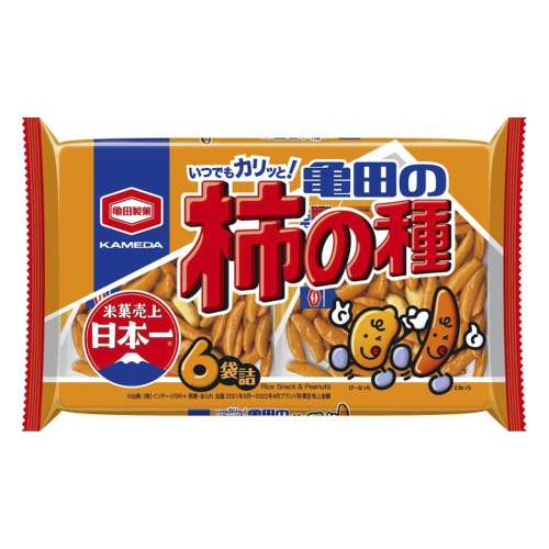 亀田　亀田の柿の種６袋詰　１８０ｇ