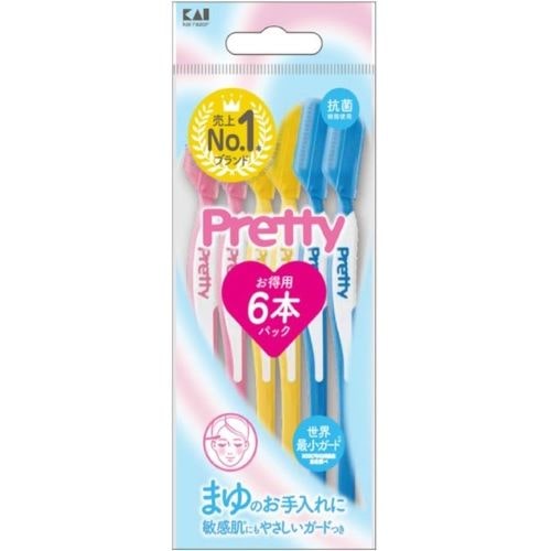貝印　プリティー　アイブロー　ＧＡ００８５　６本入