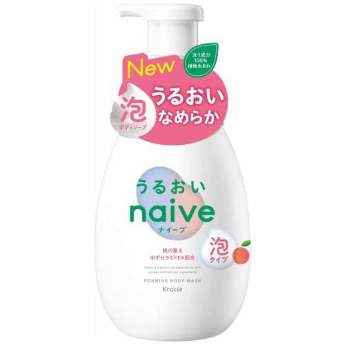 クラシエホームプロダクツ ナイーブ 泡で出てくるボディソープ（うるおいタイプ）ポンプ 600mL