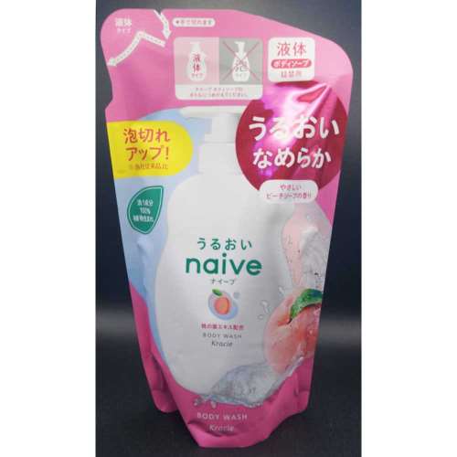 クラシエホームプロダクツ販売　ナイーブボディソープ桃の葉エキス配合詰替用　３６０ｍＬ