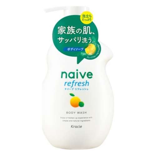 クラシエ ナイーブ リフレッシュボディソープ 海泥エキス配合  ジャンボ 本体 530ml
