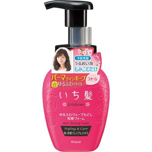 いち髪 ゆるふわウェーブもどし和草フォーム200mL