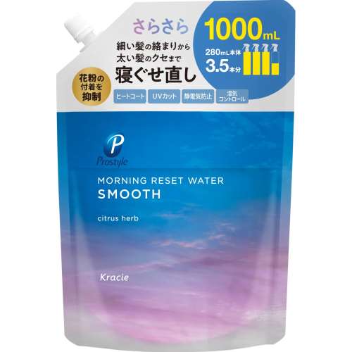 プロスタイルモーニングリセットウォーター　シトラスハーブの香り　詰替用１０００ｍＬ