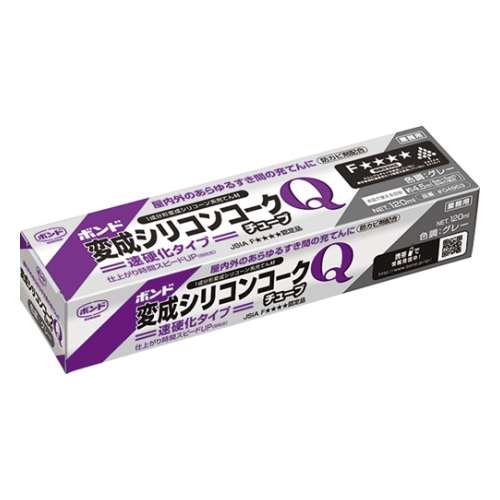 コニシ(Konishi) 　変成シリコンコークＱ　１２０ｍｌ　グレー　×10本セット