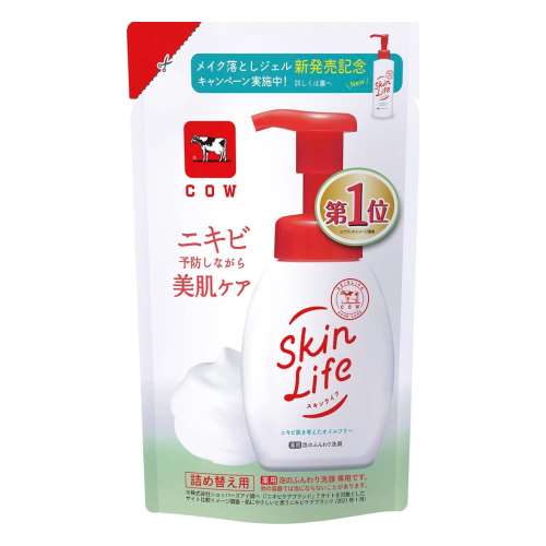 スキンライフ薬用　泡のふんわり洗顔詰替用　１４０ｍＬ