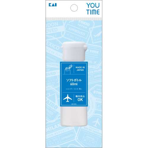 貝印　ＫＣ１３１５　ＹＯＵ　ＴＩＭＥ　ソフトボトル　６０ｍｌ　１個