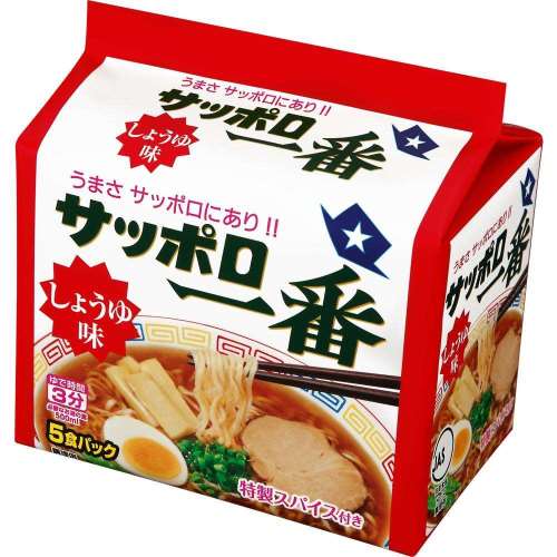 サッポロ一番しょうゆ　５食パック　×６個セット