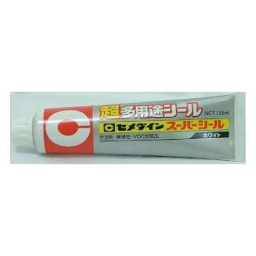 セメダイン(Cemedine) 　スーパーシール　ホワイト　１３５ｍｌ　ＳＸ‐００１