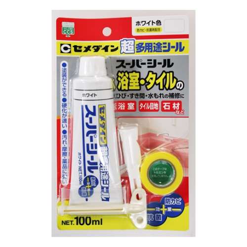 セメダイン(Cemedine) 　スーパーシール　Ｐ１００ｍｌ　ホワイト