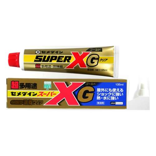 セメダイン(Cemedine) 　スーパーＸゴールド　１３５ｍｌ　クリア