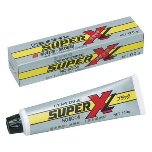 ■セメダイン(Cemedine) 　スーパーＸＬ　ブラック　１７０ｇ　AX125