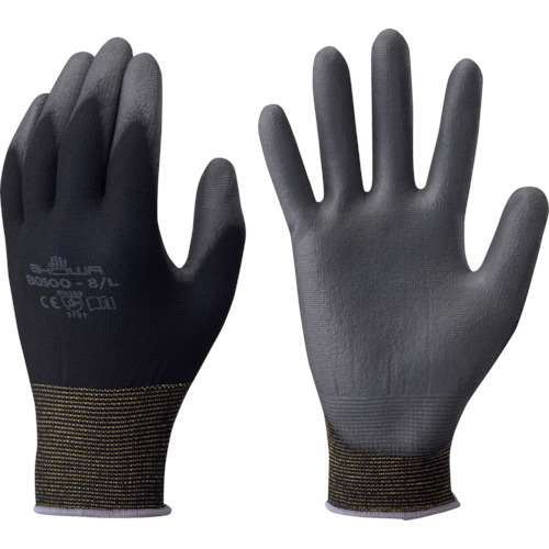 ■ショーワ　Ｂ０５００パ‐ムフィット手袋　Ｓサイズ　ブラック　B0500-SBK