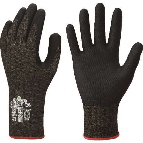 ショーワ　耐切創手袋　ハガネコイル　Ｓ‐ＴＥＸ５８１　Ｌサイズ STEX581L