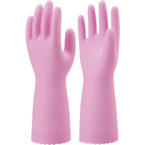 ■ショーワ　塩化ビニール手袋　ナイスハンドミュー中厚手　ピンク　Ｓサイズ NHMICSP
