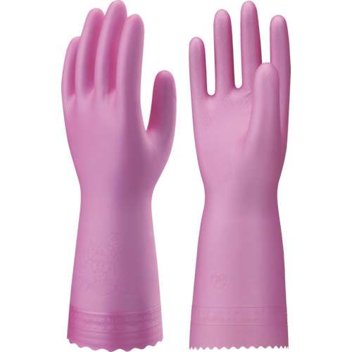■ショーワ　塩化ビニール手袋　ナイスハンドするっとタッチ　ピンク　Ｓサイズ NHSTSP