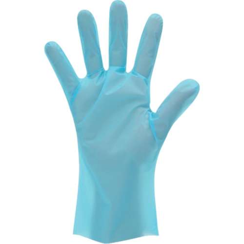 ショーワグローブ SHOWA ポリオレフィンつかいきり手袋 100枚入 Lサイズ ブルー NO845-L