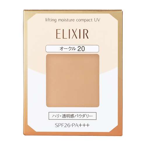 ELIXIR シュペリエル リフティングモイスチャーパクト　ＵＶ　オークル20　（レフィル）