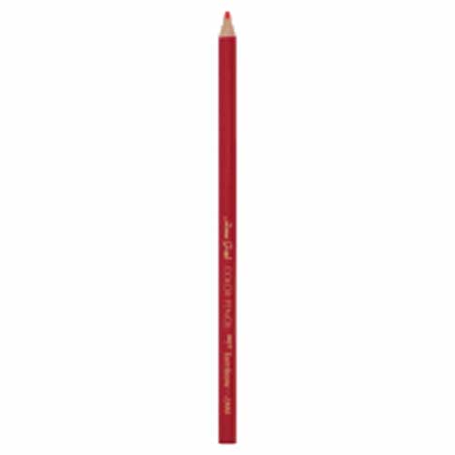 トンボ色鉛筆　単色　１５００‐２６　朱　１２本入　240419