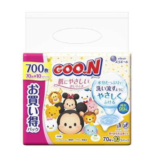 大王製紙　グーン　肌にやさしいおしりふき