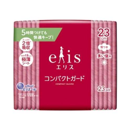 大王製紙　エリスコンパクトガード　多い昼用　羽つき２３枚