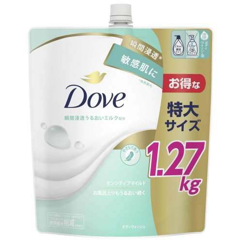 ユニリーバ・ジャパン ダヴ　ボディウォッシュ　センシティブマイルド　つめかえ用 1270g