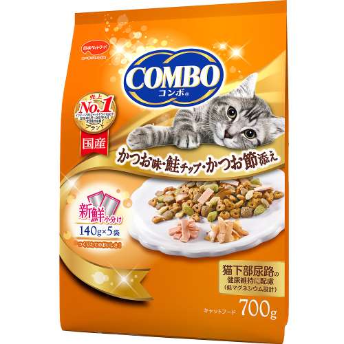 ミオコンボ　かつお味・鮭チップ・かつおぶし添え　７００ｇ